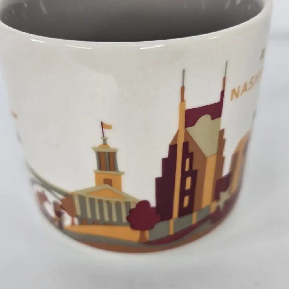 Starbucks You Are Here Nashville Mug 14 oz Ceramic City Coffee Tea Cup Collector